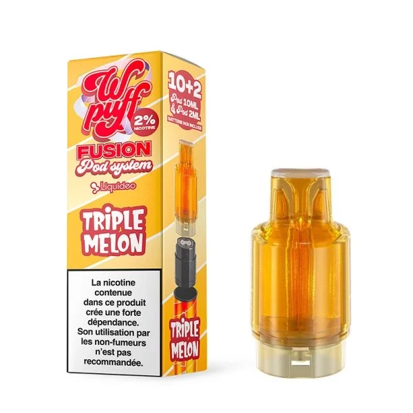 Cartouche Pré-Remplie 15K « Triple Melon » 20MG (1PC) - WPUFF FUSION BY LIQUIDEO