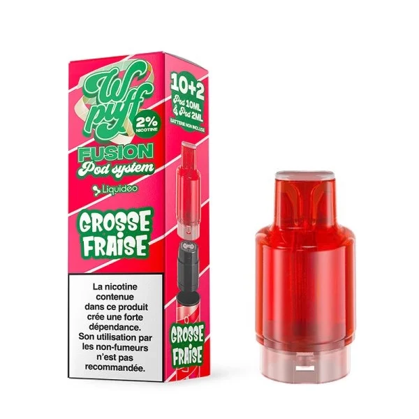 Cartouche Pré-Remplie 15K « Grosse Fraise » 20MG (1PC) - WPUFF FUSION BY LIQUIDEO