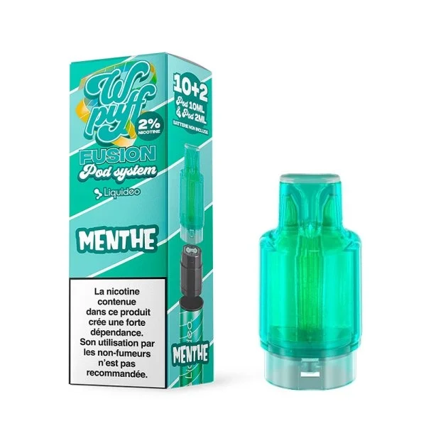 Cartouche Pré-Remplie 15K « Menthe » 20MG (1PC) - WPUFF FUSION BY LIQUIDEO