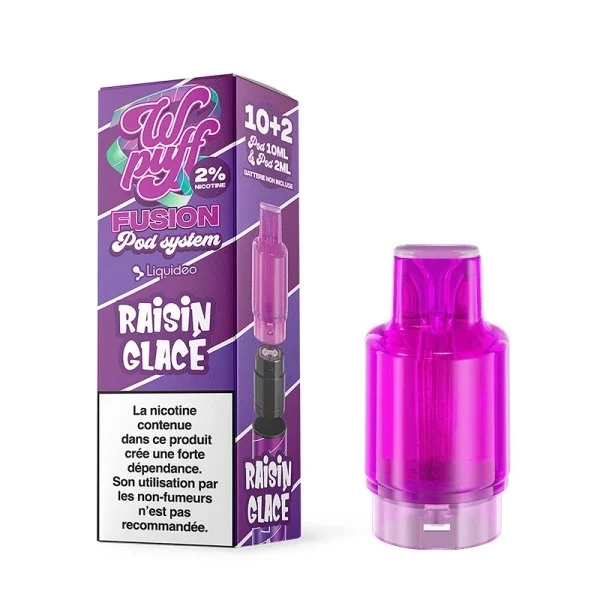 Cartouche Pré-Remplie 15K « Raisin Glacé » 20MG (1PC) - WPUFF FUSION BY LIQUIDEO