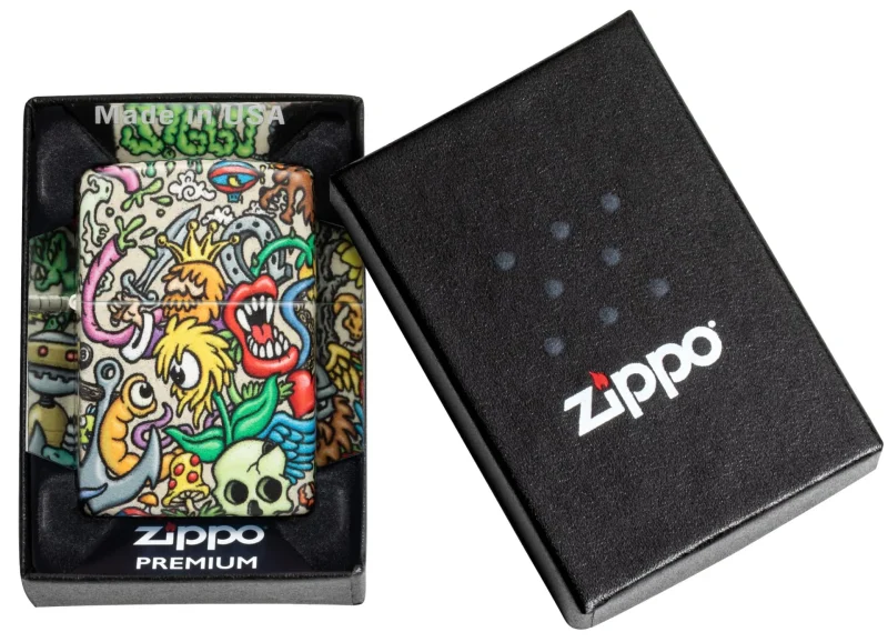 Zippo Tattoo Thème Design Multicolore
