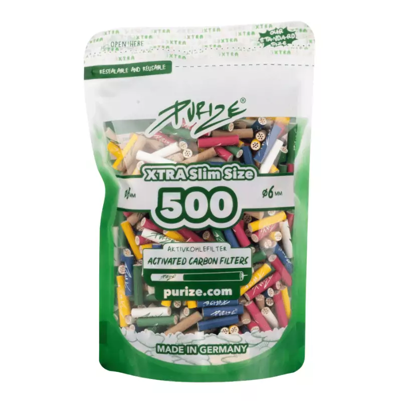Filtres Purize au Charbon Actif Xtra Slim Size X500